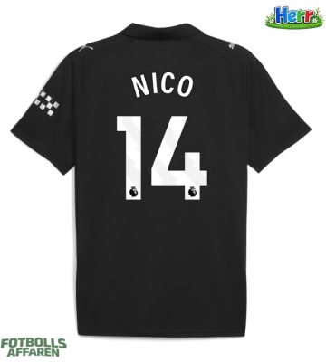Manchester City Nico Gonzalez #14 Bortatröja 2025-26 Kortärmad